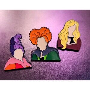 Set of‎ hocus pocus Witches enamel pins